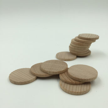 Wooden tokens